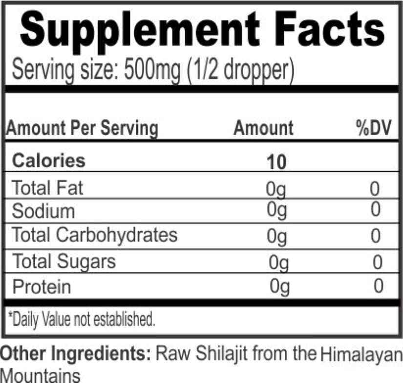 Shilajit Resin Extract