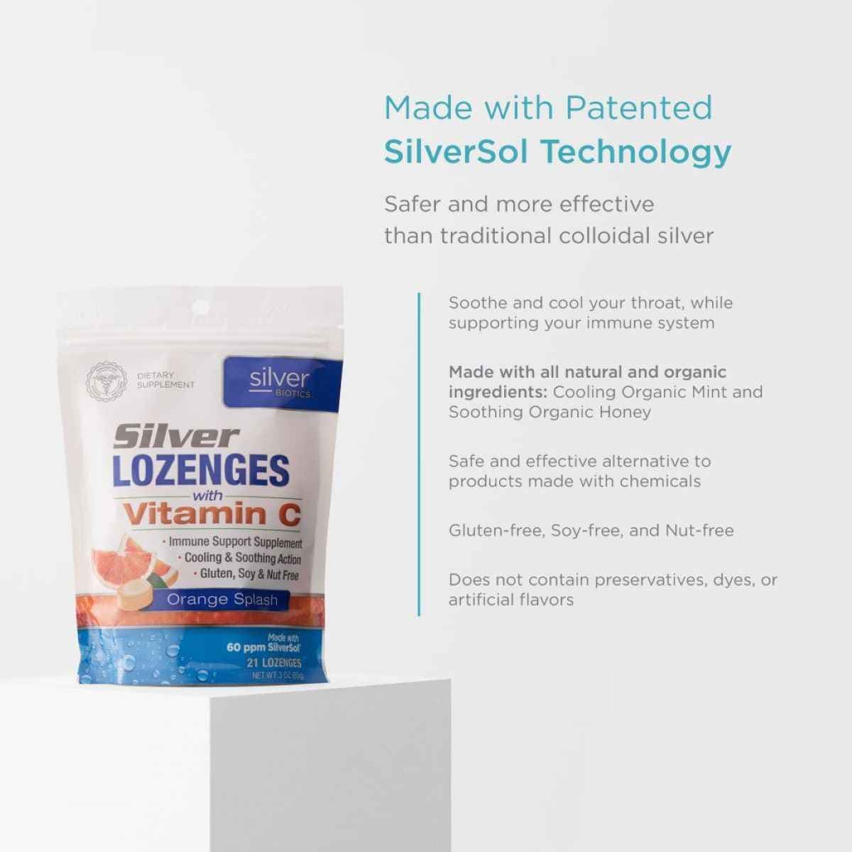 Silver Lozenges w/ Vitamin C